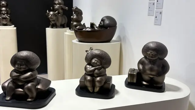 Salah satu karya seni di Art Jakarta Gardens 2026. [Anisha/Fimela]