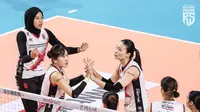 Red Sparks kalah dari Pink Spiders pada game 2 final Liga Voli Korea dengan skor 2-3 (25-23, 25-18, 22-25, 12-25, 12-15) di Incheon Samsan World Gymnasium, Rabu (2/4/2025). (foto: instagram @red__sparks)
