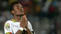 6. Asamoah Gyan, striker asal Ghana itu pindah dari Al Ain ke Shanhai SIPG dengan harga 6,75 juta poundsterling dan gaji 227.000 poundsterling per pekan. (AFP/Khaled Desouki)