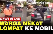 VIDEO: Kronologi Warga Berhentikan Sedan Hitam Pelaku Tabrak Lari di Bandung