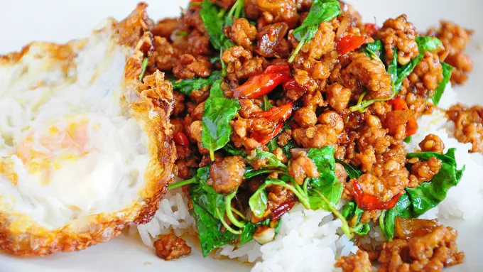 Ayam Cincang Pedas ala Thailand