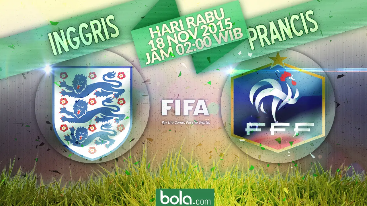 Inggris vs Prancis (Bola.com/Samsul Hadi)