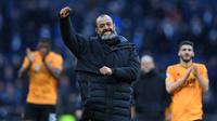 Nuno Espirito Santo gembira Wolves kalahkan Tottenham Hotspur (AFP)