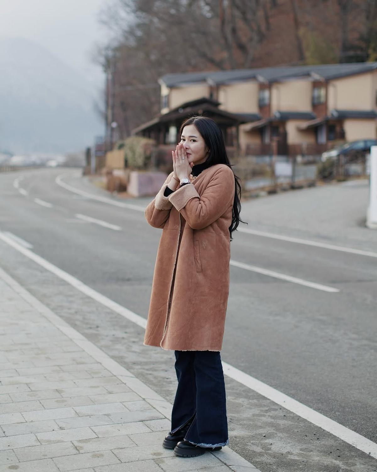 Potret Cantik Bella Bonita Liburan ke Jepang, Happy Banget Main Salju