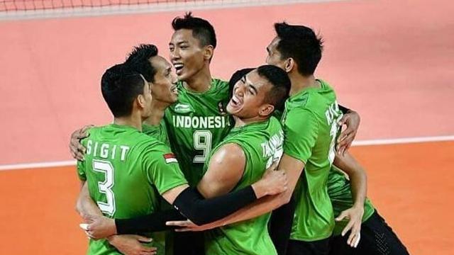 Asian Games 2018 Ketat Tim Voli Putra Indonesia Kalahkan