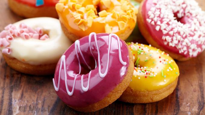 Cara Membuat Hiasan Donat Warna Warni / Kumpulan gambar