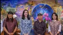 Kreasi batik Widi Wardhana dalam balutan batik dengan siluet yang beragam, anti membosankan. [Foto: Instagram/ Widi Wardhana]