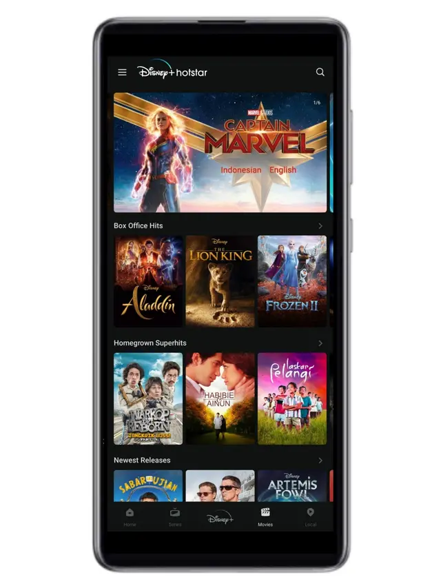 Ilustrasi Disney Plus Hotstar.