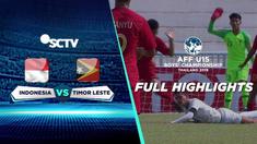 Berita video highlight Piala AFF U-15 2019 antara Timnas Indonesia U-15 melawan Timor Leste U-15, Rabu (31/7/2019).