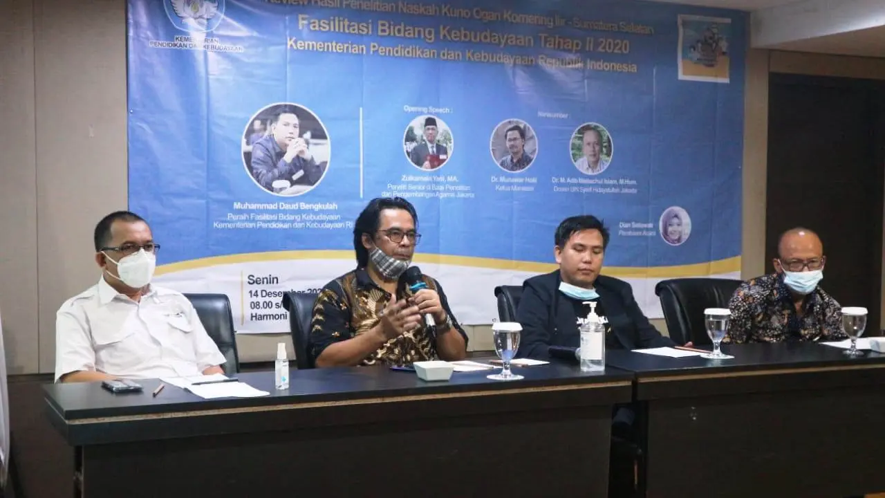 Langkah Pegiat Budaya Bedah Naskah Kuno Komering-Palembang