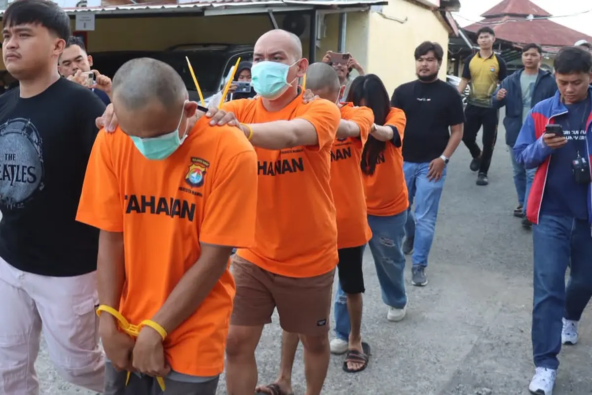 Kompak! Calon Pengantin di Mamuju Digerebek Saat Pesta Sabu Bersama Calon Adik Ipar