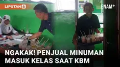Tingkah anak terkadang nyeleneh dan sulit ditebak orang dewasa. Seperti dialami guru SD berikut ini yang viral di media sosial. Ketika hendak mengajar, sang guru dikejutkan kedatangan penjual minuman ke dalam kelas.