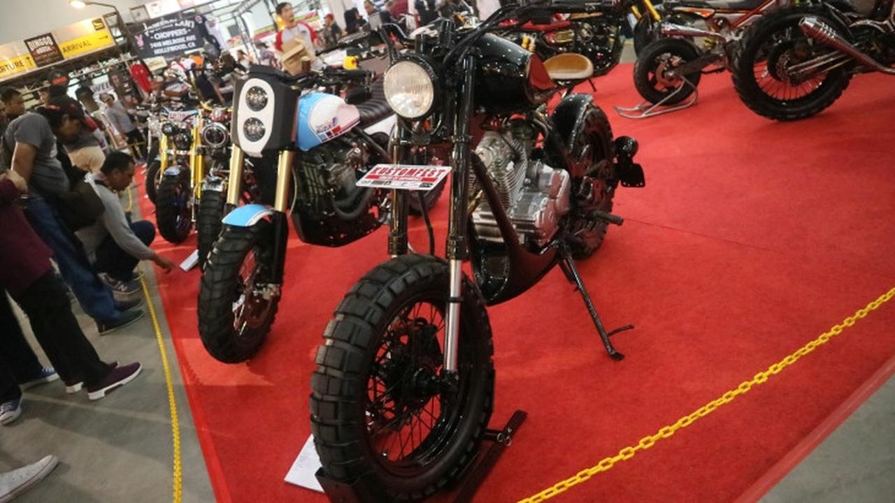 Motor kustom di Kustomfest 2018