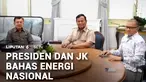 Di tengah kenaikan harga BBM nonsubsidi yang sedang jadi sorotan, Wakil Presiden ke-10 dan ke-12 Jusuf Kalla hadir di Istana Merdeka. Jusuf Kalla bertemu Presiden Prabowo membahas swasembada energi.