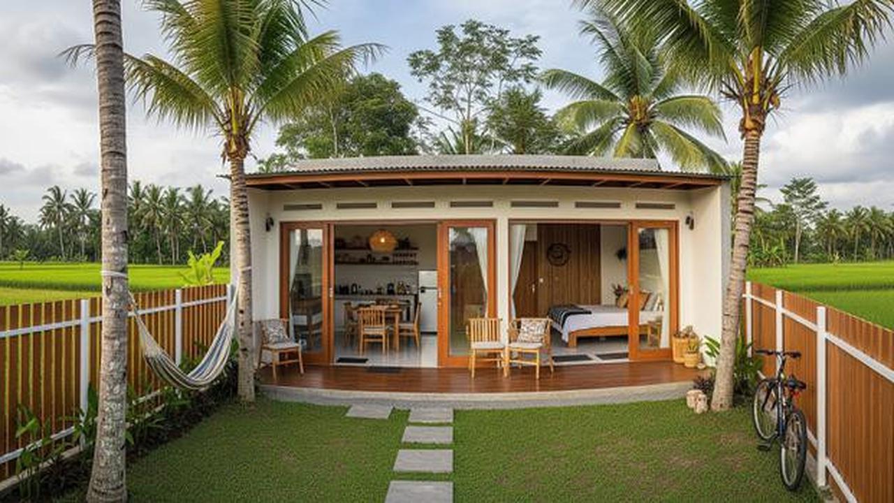 8 Desain Rumah Kecil tapi Luas dengan Pagar Aluminium Motif Kayu, Modelnya Disukai Gen-Z