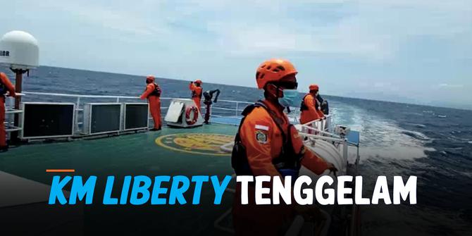 VIDEO: KM Liberty Tenggelam di Bali, 9 ABK Belum Ditemukan