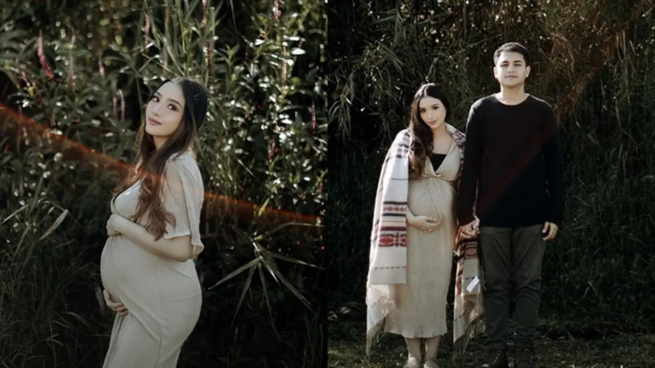 6 Potret Adzana Bing Slamet Istri Rizky Alatas Saat Pamer Baby Bump, Memesona