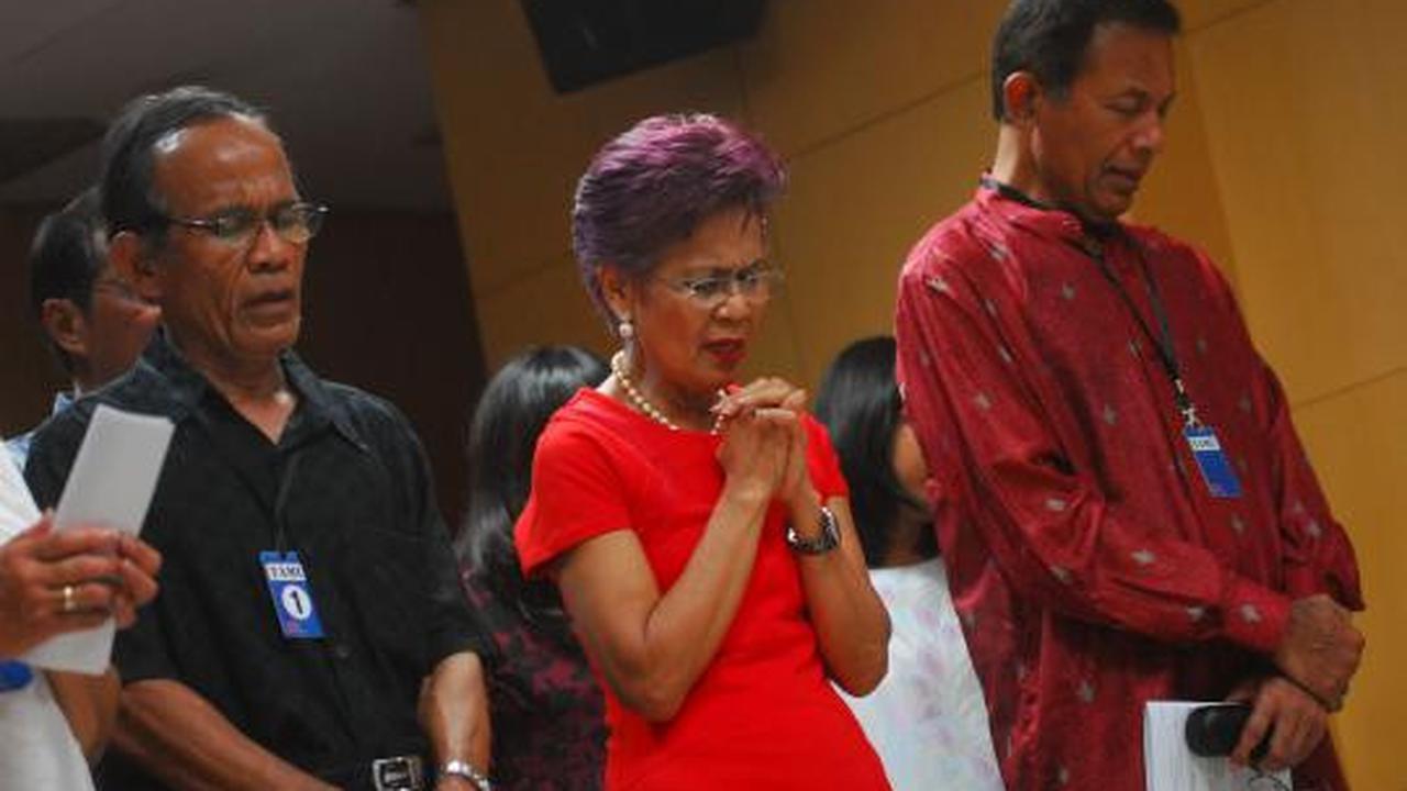 Miranda Goeltom rayakan Natal di KPK