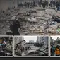 Banner Infografis Gempa Dahsyat dan Mematikan di Turki. (Foto: AP dan AFP)