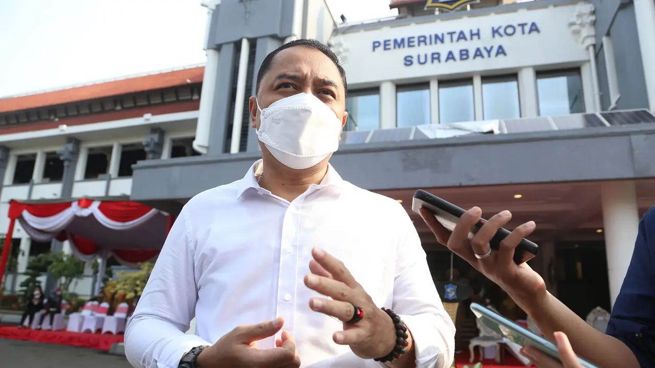 Wali Kota Surabaya Eri Cahyadi. (Dian Kurniawan/Liputan6.com).