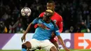 Napoli menggilas Eintracht Frankfurt dengan skor 3-0. (AP Photo/Gregorio Borgia)