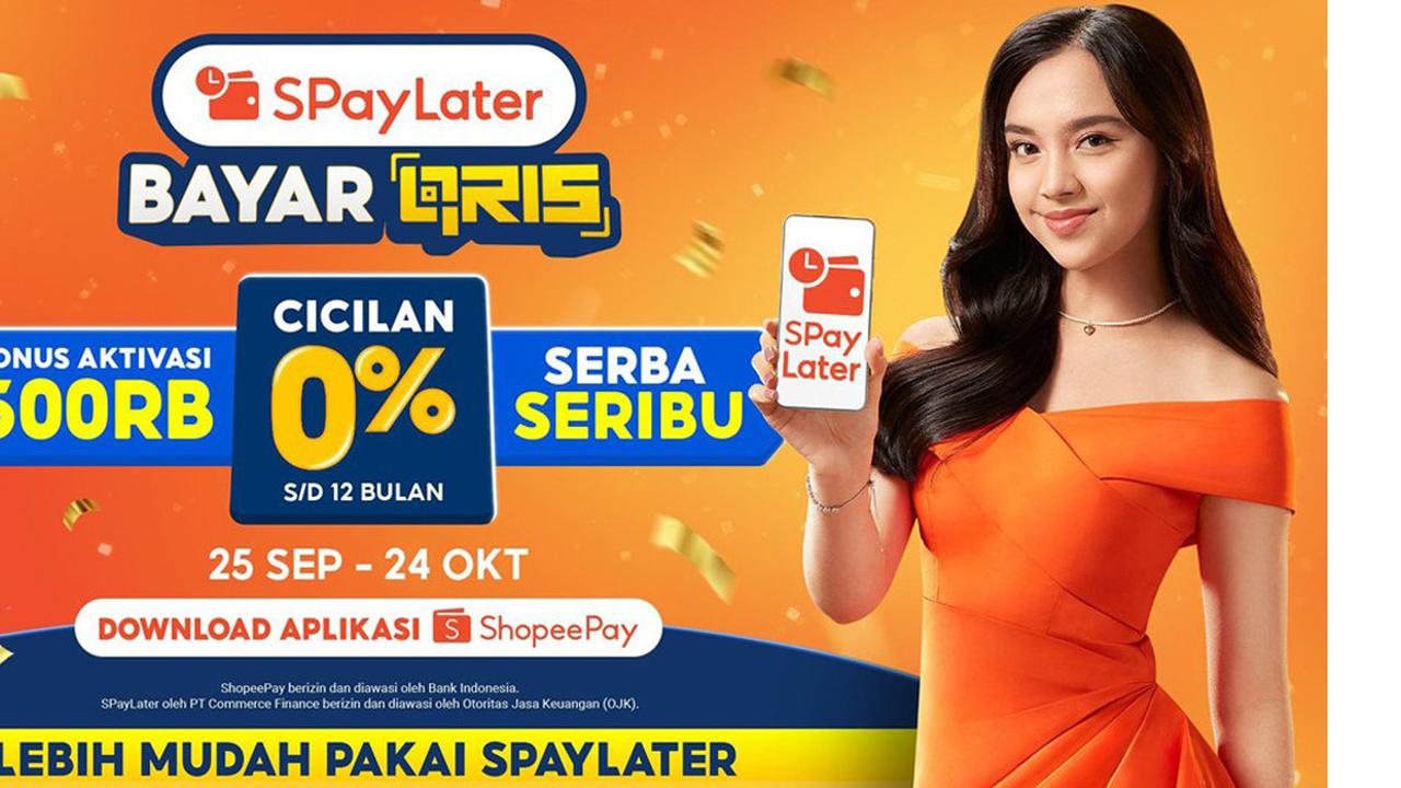 Promo Spesial SPayLater Bayar QRIS bersama Lyodra, Cicilan 0% Bikin Belanja Makin Hemat!