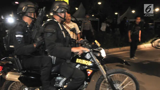Terdengar Suara Ledakan Polisi Sisir di Parkir Timur Senayan