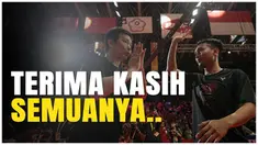 Berita Video, momen Mohammad Ahsan dan Hendra Setiawan hampiri suporter di Istora Senayan pada Minggu (26/1/2025)