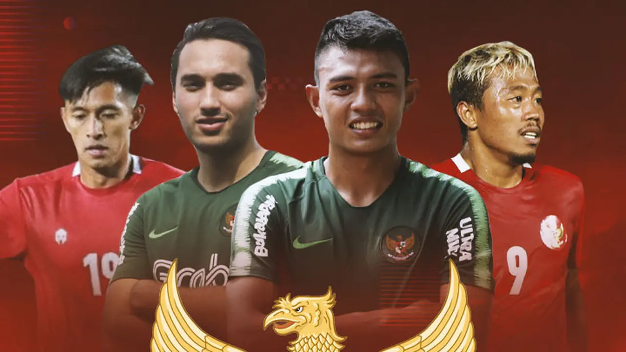 Timnas Indonesia - Hanis Saghara, Ezra Walian, Dedik Setiawan, Kushedya Yudo