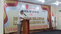 Wakil Ketua Dewan Pembina Partai Gerindra Hashim Djojohadikusumo menghadiri giat deklarasi Laskar Prabowo 08 di Gedung Djoeang, Menteng, Jakarta Pusat, Kamis 15 Juni 2023 (Istimewa)