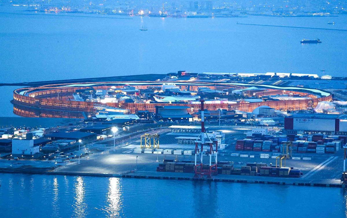 FOTO: Melihat Bangunan Struktur Kayu Terbesar di Dunia pada Perhelatan World Expo Osaka 2025