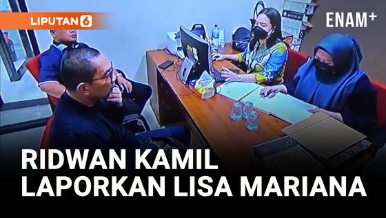 VIDEO: Ridwan Kamil Laporkan Lisa Mariana ke Bareskrim Polri atas Pencemaran Nama Baik