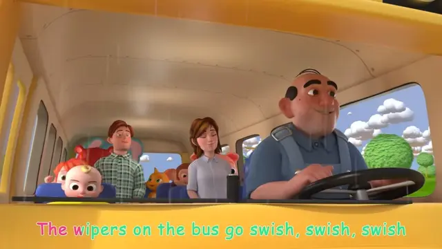 Video Lagu Wheels on the Bus (YouTube/Cocomelon)