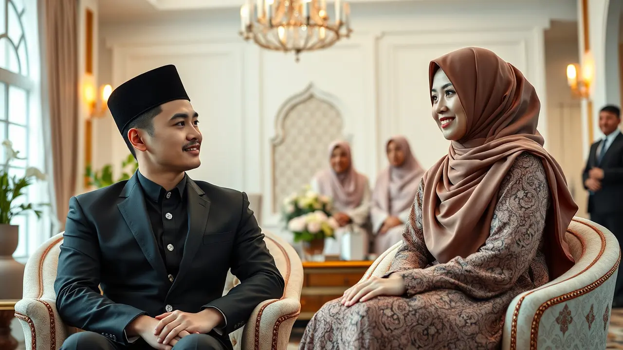 caption lamaran islami