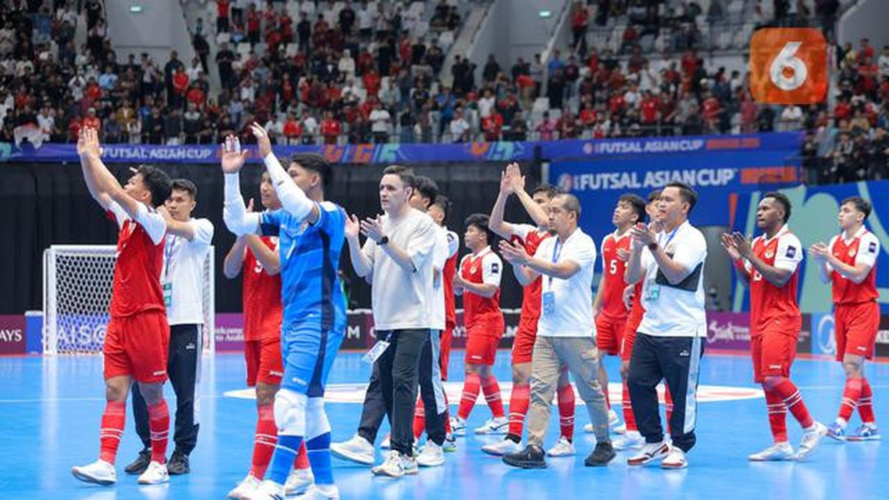 Foto: Ditonton Shin Tae-yong, Timnas Futsal Indonesia Bantai Korea Selatan di Grup A Piala Asia 2026