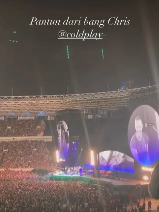 Potret Valencia Tanoe Nekat Nonton Konser Coldplay, Pamer Baby Bump