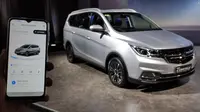 New Wuling Cortez mengadopsi Internet of Vehicle alias IOV. (Septian / Liputan6.com)