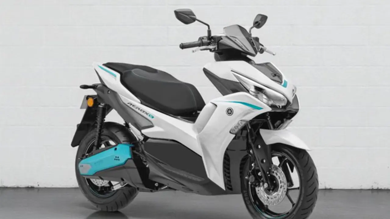 Yamaha Aerox Listrik Diperkenalkan, Sekali Cas Tembus 106 Km (Yamaha India)