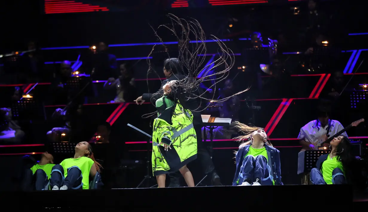 Agnez Mo -HUT SCTV ke-29 (Adrian Putra/Fimela.com)