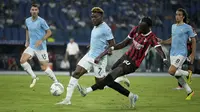 Penyerang AC Milan, Tammy Abraham. (AP Photo/Andrew Medichini)