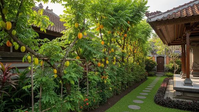 Pohon Buah yang Bisa Jadi Pagar Alami