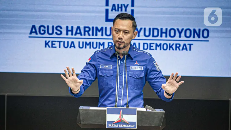 FOTO: AHY Berikan Tanggapan Terkait KLB Demokrat