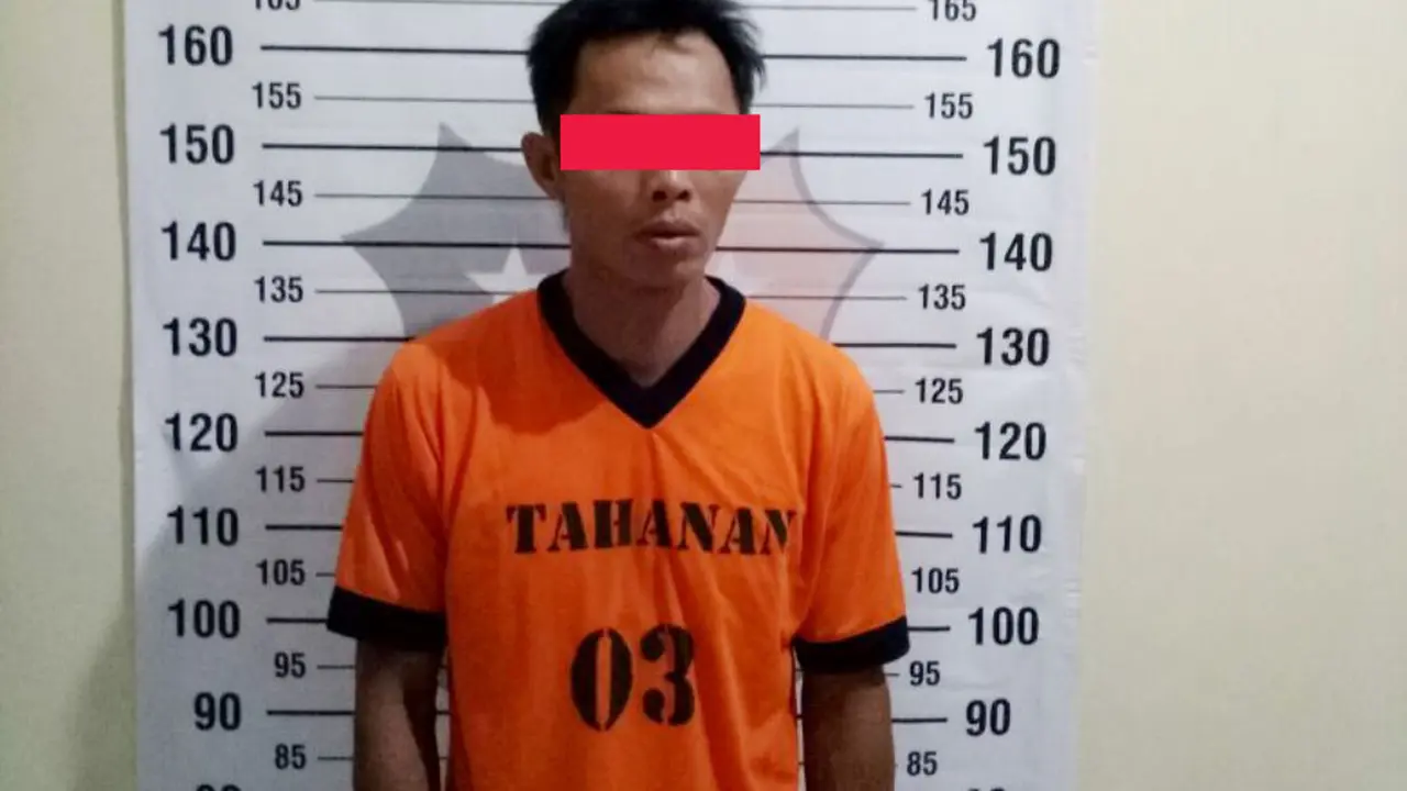 Tersangka pembacok mertua hingga tewas, RW (39). (Foto: Liputan6.com/Polres Cilacap/Muhamad Ridlo).