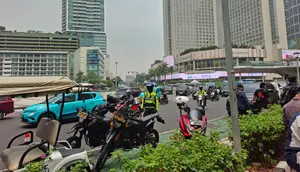 Situasi Terkini di Bundaran HI Jelang Demo 28 Oktober