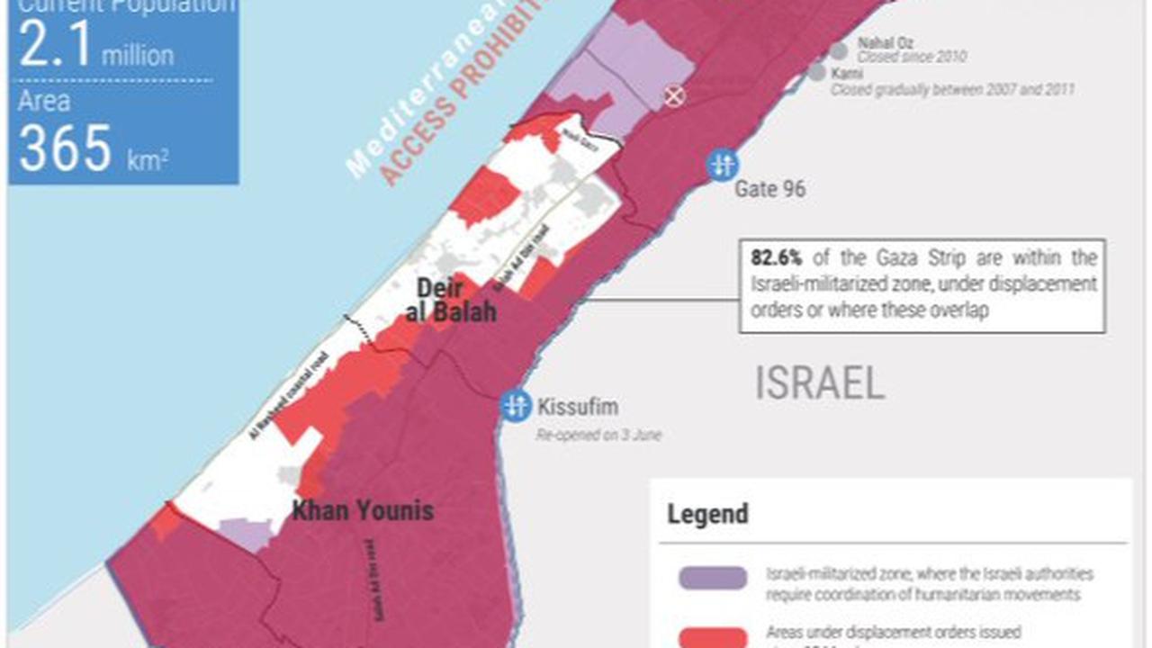 PBB: Hampir 100 Persen Wilayah Gaza Dikendalikan Militer Israel, Tak Bisa Diakses Warga Palestina