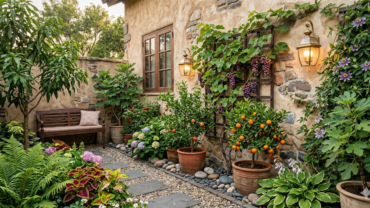 7 Inspirasi Kebun Buah di Tembok Belakang Rumah