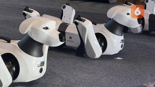 Robot anjing pintar 'Argos' besutan AiMOGA. Liputan6.com/Iskandar