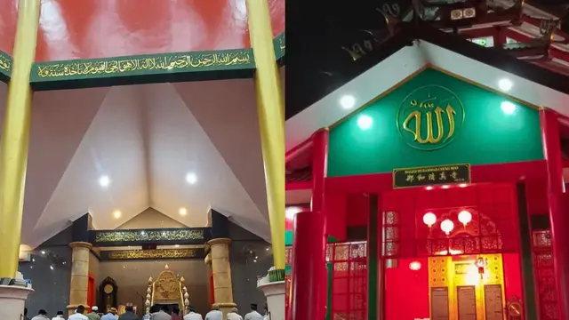 Masjid Cheng Ho Pandaan di Pasuruan Jawa Timur yang unik