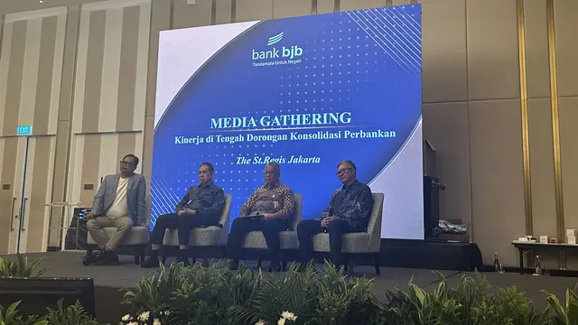 Media Gathering Bank BJB, Kinerja di Tengah Dorongan Konsolidasi Perbankan, Senin (11/12/2023). (Foto: Liputan6.com/Elga N)