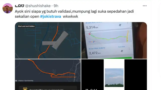 Ramai Soal Tren Joki Strava, Warganet: Padahal Ngelakuin dan Lihat Progres Diri Sendiri Lebih Seru